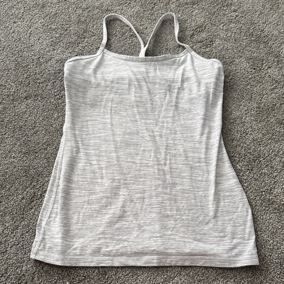 lululemon athletica Tops - lululemon athletica Light Gray Camisole SEE PHOTO FOR SIZING